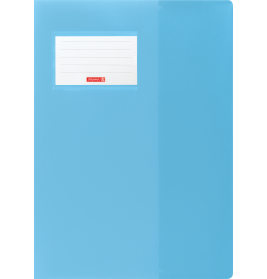 Hefthülle A4 FACT!pp hblau mit Namenschild