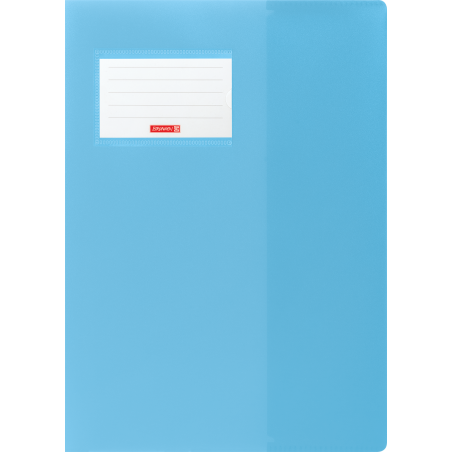 Hefthülle A4 FACT!pp hblau mit Namenschild