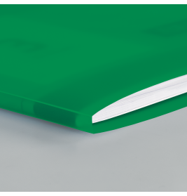 Hefthülle A4 FACT!pp grün mit Namenschild