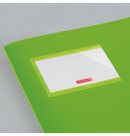 Hefthülle A4 FACT!pp hgrün mit Namenschild