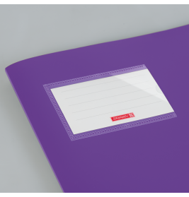 Hefthülle A4 FACT!pp violett mit Namenschild