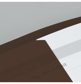 Hefthülle A4 FACT!pp braun mit Namenschild