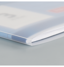 Hefthülle A4 FACT!pp transparent mit Namenschild