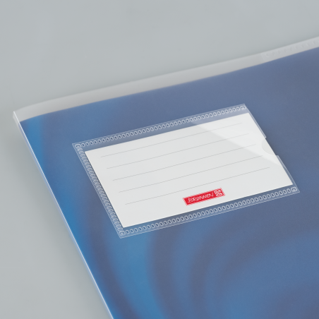 Hefthülle A4 FACT!pp transparent mit Namenschild