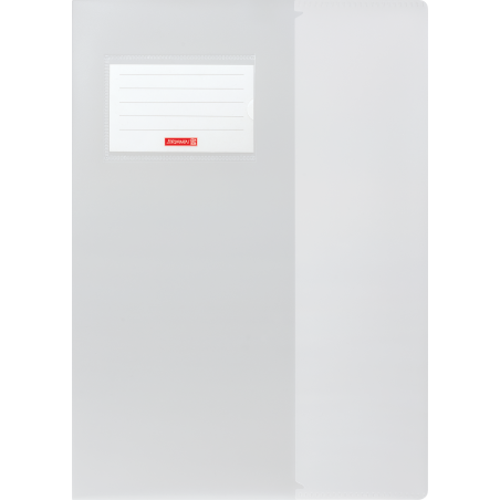 Hefthülle A4 FACT!pp transparent mit Namenschild