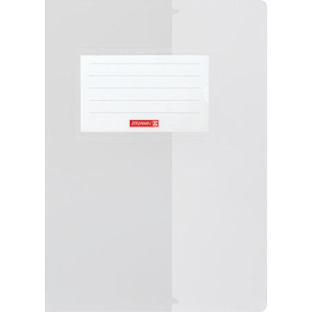 Hefthülle A5 FACT!pp transparent mit Namenschild