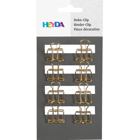 Deko-Clip gold 8er