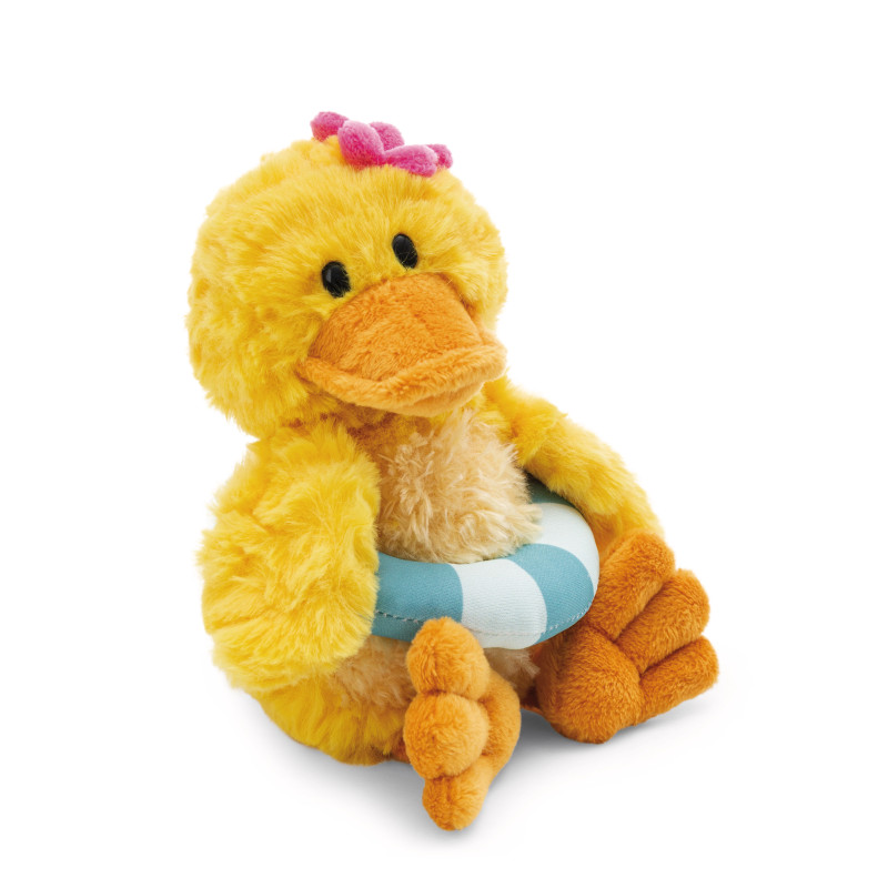 Kuscheltier Ente Pooline 18cm mit Schwimmreifen schlenkernd