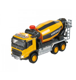 Majorette Volvo FMX Betonmischer 1:64 – Licht & Sound, Die-Cast, ab 3 Jahren