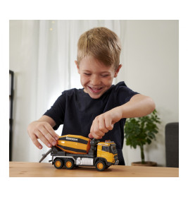 Majorette Volvo FMX Betonmischer 1:64 – Licht & Sound, Die-Cast, ab 3 Jahren