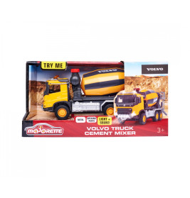 Majorette Volvo FMX Betonmischer 1:64 – Licht & Sound, Die-Cast, ab 3 Jahren