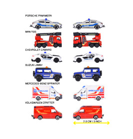 Rescue Premium Cars, 6-fach sortiert