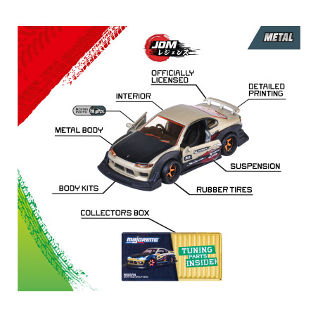 JDM Legends Deluxe Cars, 6-fac h sortiert