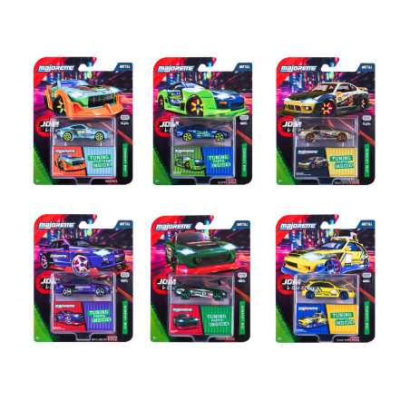 JDM Legends Deluxe Cars, 6-fac h sortiert