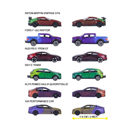 Color Changers Premium Cars, sortiert