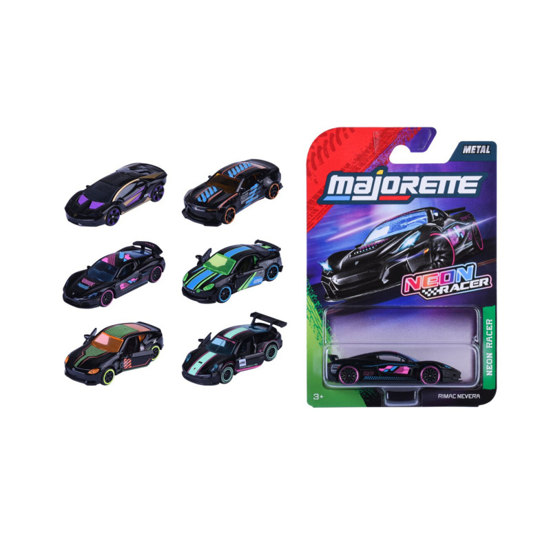 Neon Racer Premium Cars, 6-fac h sortiert