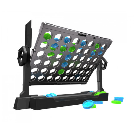 Noris Flip4 – 4 Gewinnt mit Drehfunktion | Strategisches Familienspiel | 4000826005735