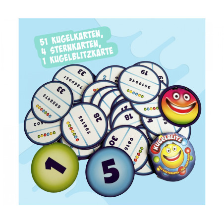 Noris Kugelblitz: Das blitzschnelle Kartenspiel für die ganze Familie ab 6 Jahren (Denkspiel)