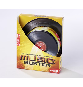 Noris Music Buster – Das musikalische Party-Quiz Kartenspiel ab 12 Jahren (606062067)