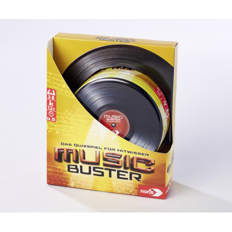 Noris Music Buster – Das musikalische Party-Quiz Kartenspiel ab 12 Jahren (606062067)