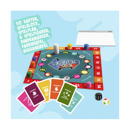 Schipper Gegenteil – Das lustige Brettspiel ab 10 Jahren | Spannendes Gehirn-Jogging für die Familie