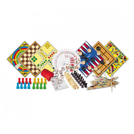 Spiele-Sammlung 400 Spielmöglichkeiten – Familienspiele Klassiker für jeden Anlass