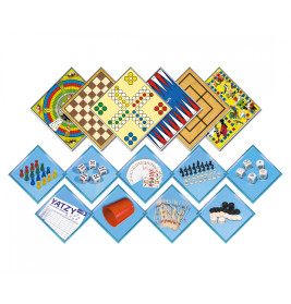 Spiele-Sammlung 400 Spielmöglichkeiten – Familienspiele Klassiker für jeden Anlass