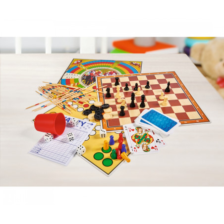 Spiele-Sammlung 400 Spielmöglichkeiten – Familienspiele Klassiker für jeden Anlass