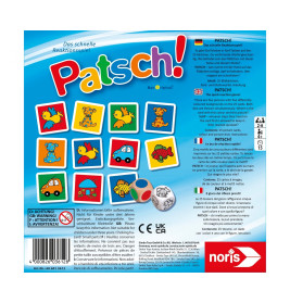 Noris Patsch – Das blitzschnelle Reaktionsspiel für 2-6 Spieler ab 4 Jahren | Konzentration