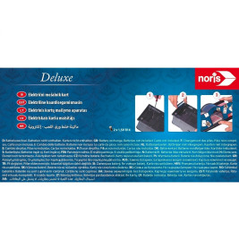 NORIS Spiele Kartenmischmaschine elektrisch für 2 Kartendecks – Schnelles Mischen