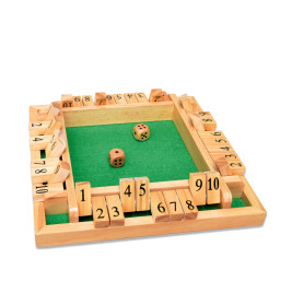 Shut the Box Würfelspiel aus Holz – Klassiker für Familie & Freunde