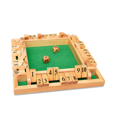Shut the Box Würfelspiel aus Holz – Klassiker für Familie & Freunde