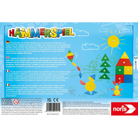 Goki Hammerspiel Holz für Kinder ab 4 Jahre – Kreativität & Motorik