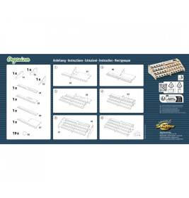 Schipper MNZ Organizer 19x39x10 cm | Für Malen nach Zahlen Zubehör | Ordnung für dein Hobby