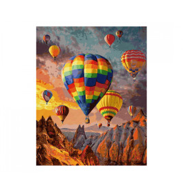 Schipper Malen nach Zahlen Heißluftballons Kappadokien 40x50 cm | Malset Anfänger & Fortgeschrittene