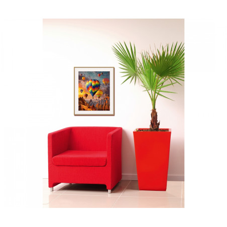 Schipper Malen nach Zahlen Heißluftballons Kappadokien 40x50 cm | Malset Anfänger & Fortgeschrittene