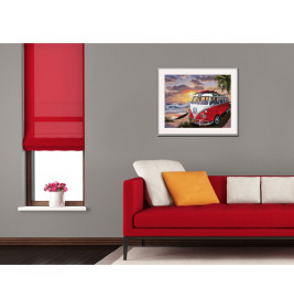 Schipper Malen nach Zahlen Volkswagen T1 – Kultbus am Traumstrand | 40x50 cm Malset