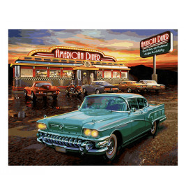 Schipper Malen nach Zahlen American Diner | Nostalgie der 50er Jahre | Jetzt malen!