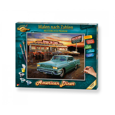 Schipper Malen nach Zahlen American Diner | Nostalgie der 50er Jahre | Jetzt malen!
