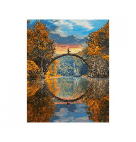 Schipper Malen nach Zahlen Teufelsbrücke Rakotzsee | Meisterklasse Premium 40x50cm
