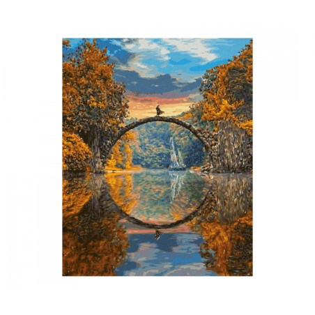 Schipper Malen nach Zahlen Teufelsbrücke Rakotzsee | Meisterklasse Premium 40x50cm