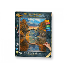 Schipper Malen nach Zahlen Teufelsbrücke Rakotzsee | Meisterklasse Premium 40x50cm