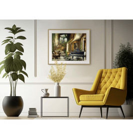 Schipper Malen nach Zahlen – Lost Place Premium Set | Realistische Leinenstruktur | 40x50cm