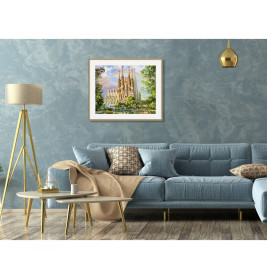 Schipper Malen nach Zahlen – Sagrada Familia 40x50 cm | Gaudís Meisterwerk | Für Kunstliebhaber ab 14