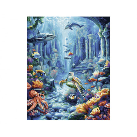 Schipper Malen nach Zahlen Unterwasserwelt – Tauche ein in Meereszauber | MNZ 40x50cm