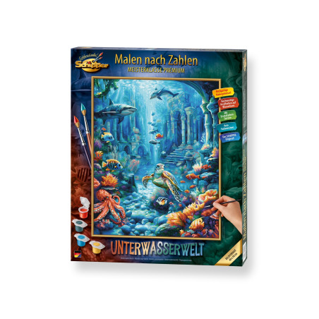 Schipper Malen nach Zahlen Unterwasserwelt – Tauche ein in Meereszauber | MNZ 40x50cm