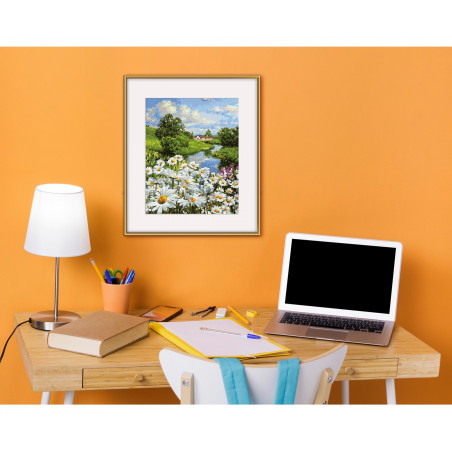 Schipper Malen nach Zahlen – Margeritenwiese 24x30 cm | Tauche ein in idyllische Natur | Entspannung pur