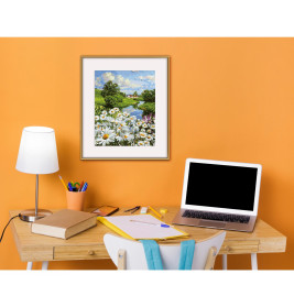 Schipper Malen nach Zahlen – Margeritenwiese 24x30 cm | Tauche ein in idyllische Natur | Entspannung pur