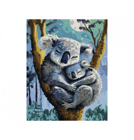 Schipper Malen nach Zahlen Koala mit Baby Set | 24x30cm | Ab 12 Jahren