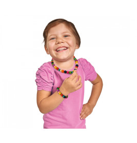 Eichhorn Holzperlen-Set im Eimer – 800 Teile Bastelspaß für kreativen Kinderschmuck